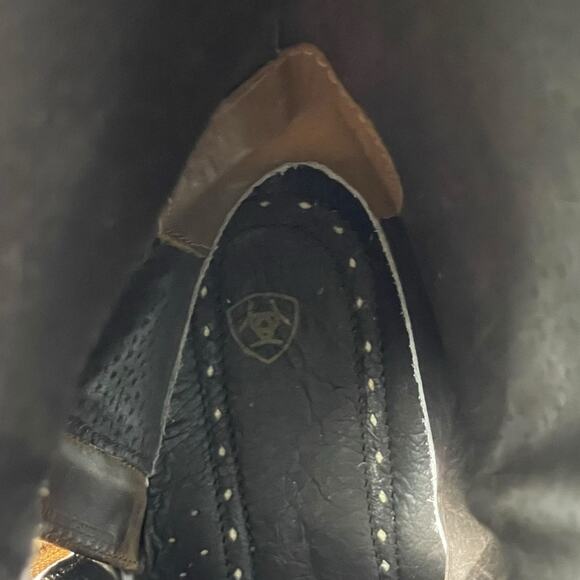 Ariat Cassanova X Toe Western Cowboy Boot Shade of Grain Brown Size 9 - Picture 12 of 15